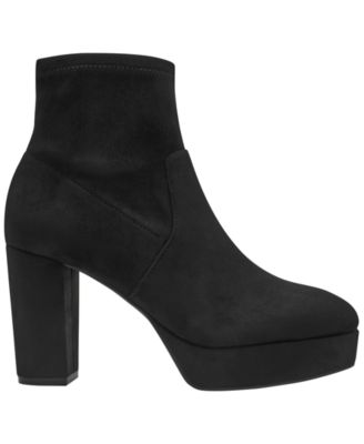 Womens Volt Platform Block Heel Dress Booties