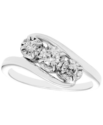Macy's - Diamond Ring (1/4 ct. t.w.) in 10K White Gold