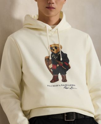 Men's Bear Long-Sleeve Fleece Hoodie