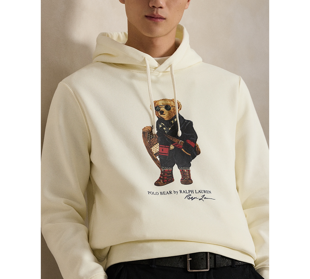 Polo Ralph Lauren Men's Bear Long-Sleeve Fleece Hoodie