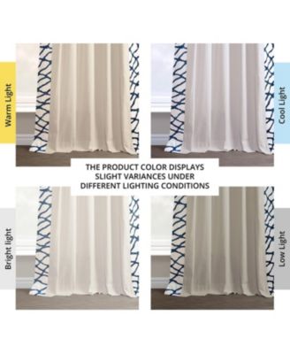Ellis Bordered Cotton Curtain
