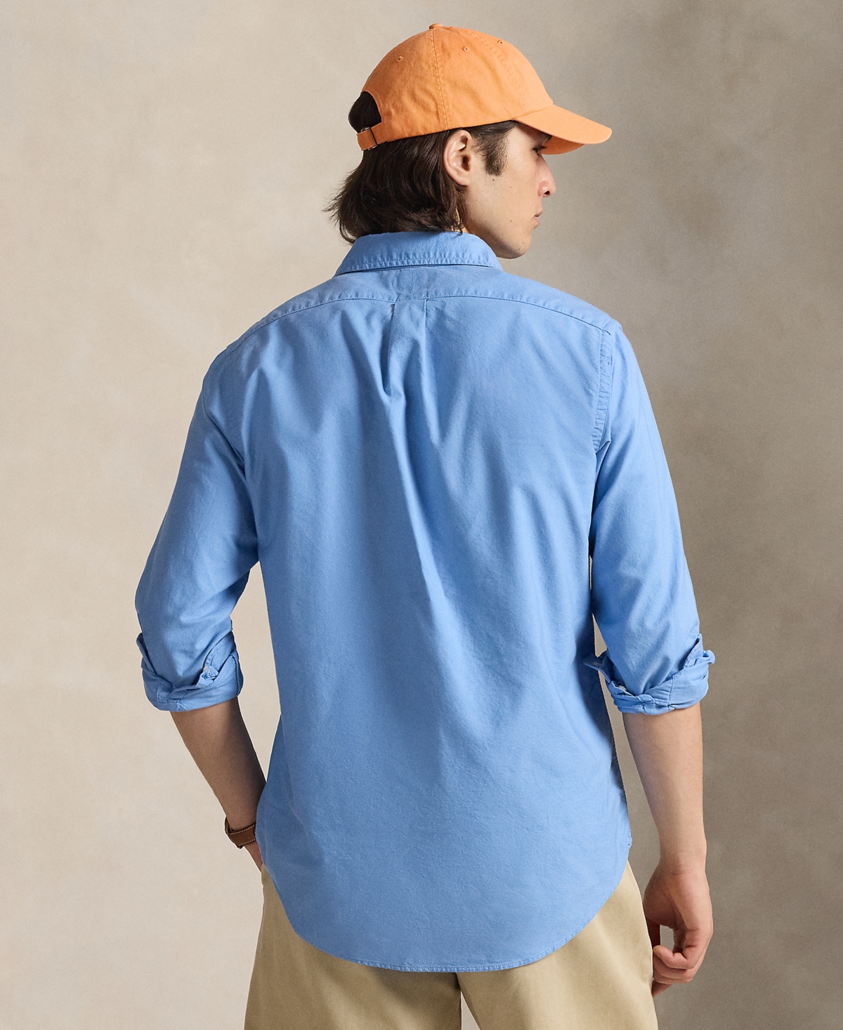 Polo Ralph Lauren Classic Oxford Button-down Shirt In Blue