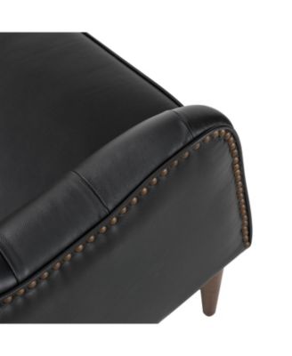 Classic Melisa 28.5" Wide Genuine Leather Barrel chair