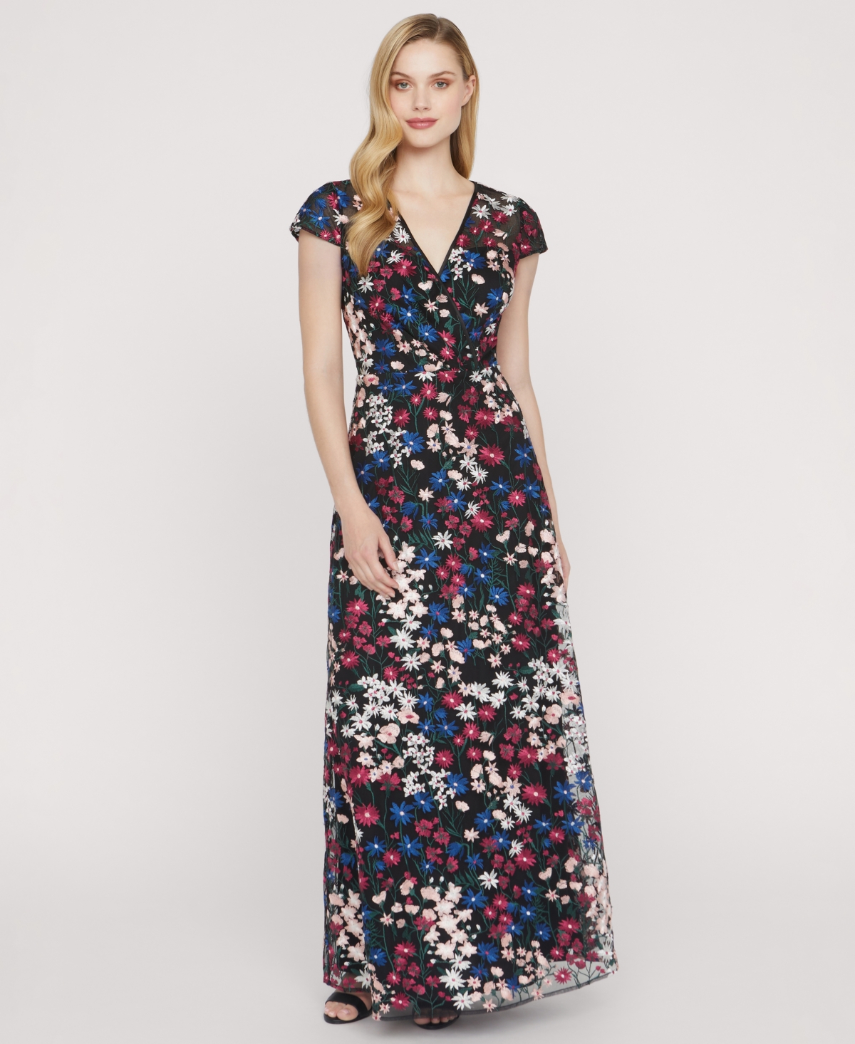 Js Collections Women's Sybil V-Neck Cocktail Dress