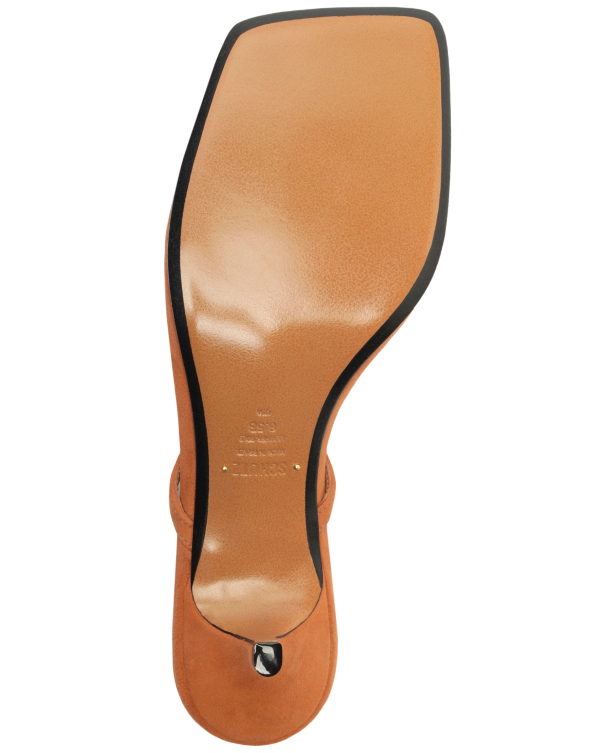 Schutz Miriam Slide Sandal In Orange