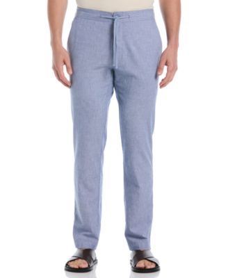 Men's Linen-Blend Drawstring Pants