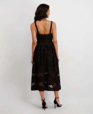 Women's Embroidered Sweetheart Dress