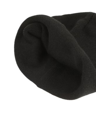 Men's Mickey Mouse Embroidery Acrylic Knit Standard Cuff Beanie