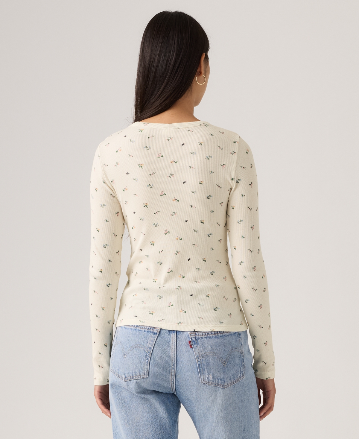 Levi's Women's Hayes Clara Strip Long Sleeve Top