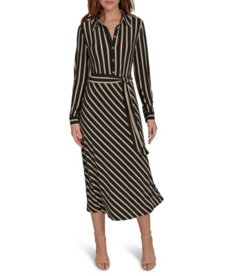Tommy Hilfiger - Women's Collared Midi Shirtdress