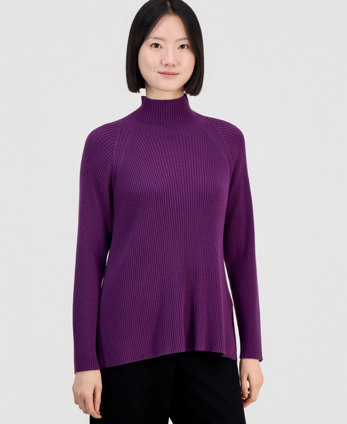 Eileen Fisher Women's Merino Wool Turtleneck Sweater