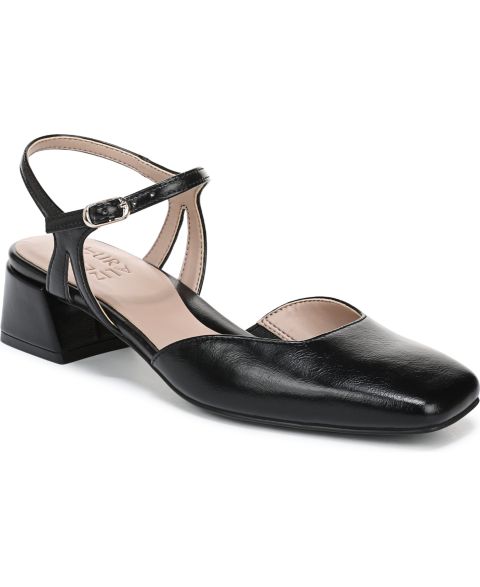 Женские туфли Naturalizer Hattie Strappy Dress Pumps, цвет: Чёрная искусственная кожа