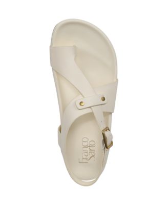 Blair Toe Loop Round Toe Buckle Flat Sandals