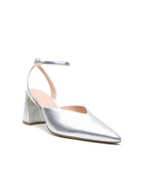 Женские сабо Alterre Marilyn Silver Customizable V, цвет: Серебряный