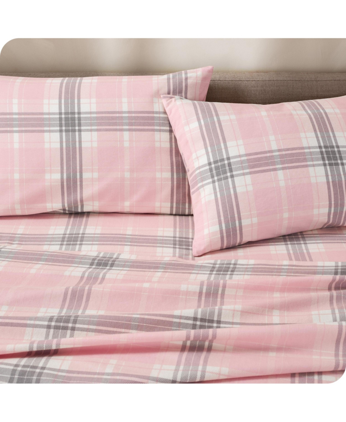 Bare Home Printed Cotton Flannel Sheet Set