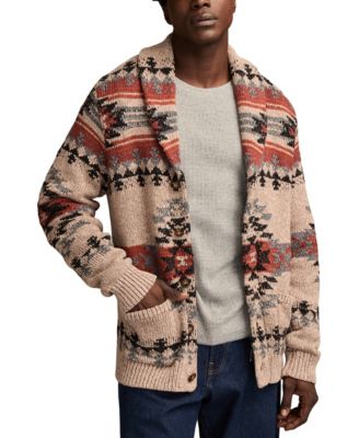 Men's Shawl Collar Cardigan Sweater