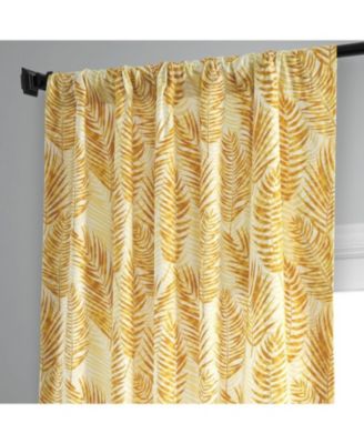 Kupala Floral Printed Cotton Room Darkening Curtain