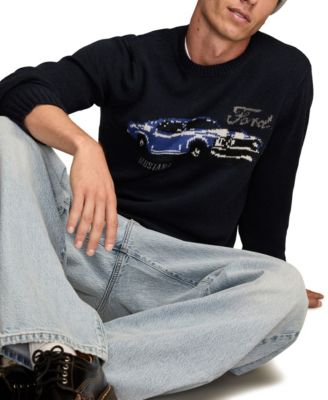 Men's Regular-Fit Long-Sleeve Mustang Sweater