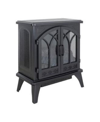 24 inch 3D  Flame Electric Infrared Quartz Fireplace Stove with remote control