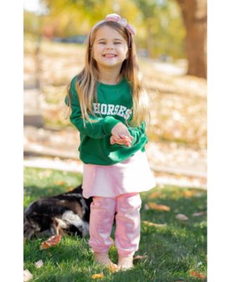 Baby Girls Skirted Bow Joggers