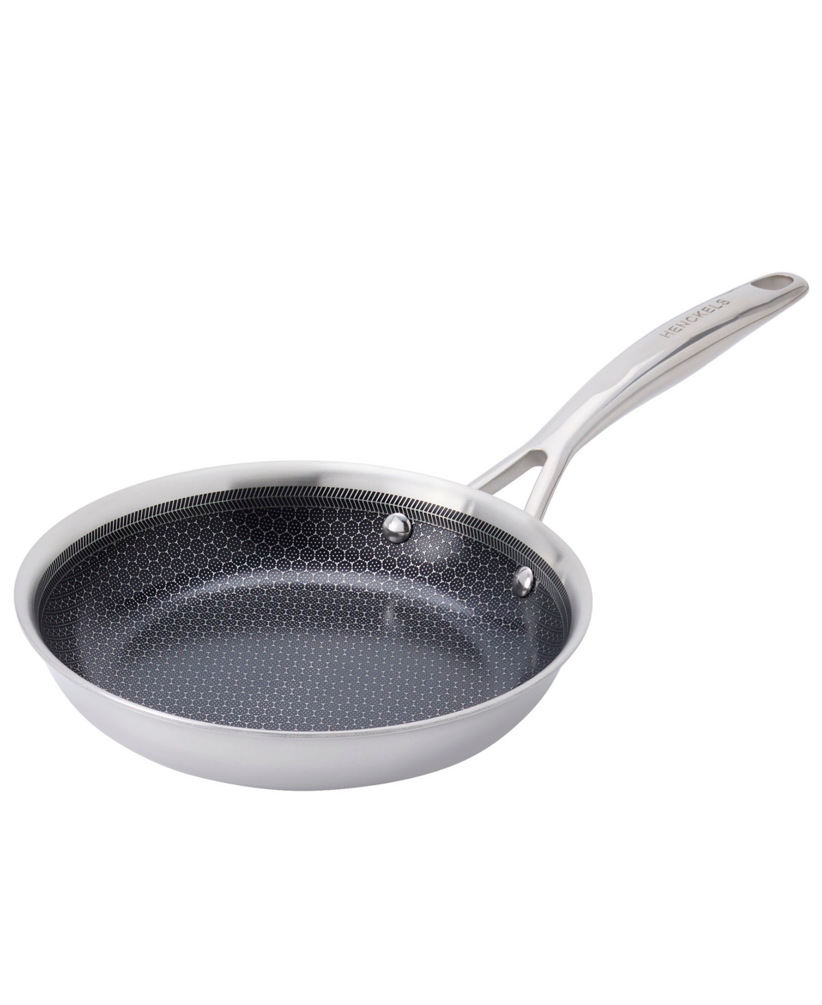 J.a. Henckels Paradigm Ceramic Stainless Steel 8" Dual Performance Fry Pan In Silver