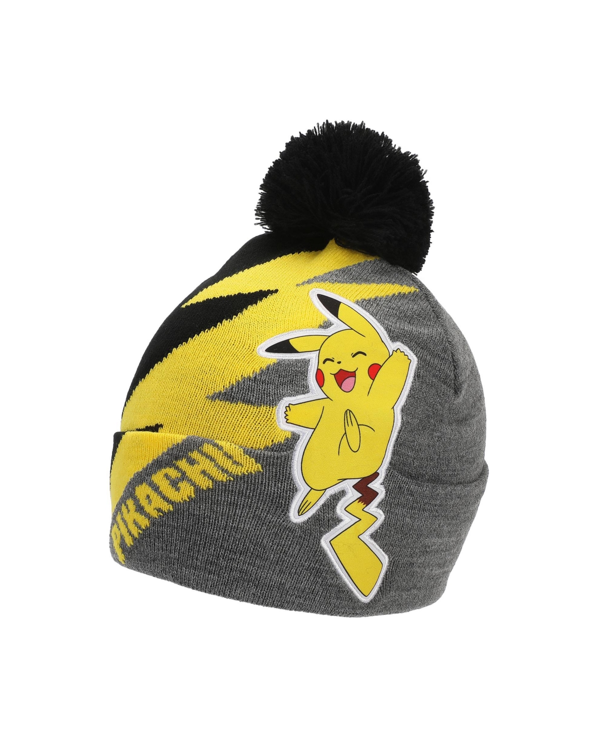 Pokemon Pikachu Thunderbolt Youth 2-Piece Knit Beanie & Gloves Set