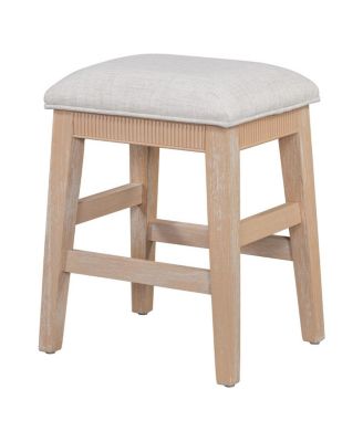 4-Piece Counter Height Dining Set with 3 Upholstered Stools, Storage Drawers & USB Charging for Small Spaces