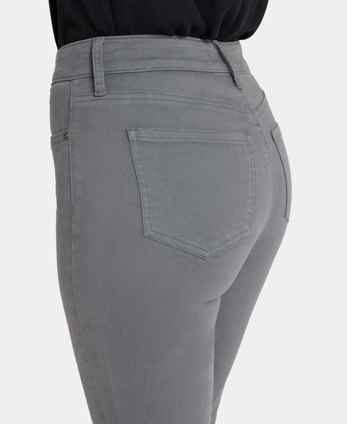 Nydj Women's High Rise Marilyn Straight Jeans In Gray