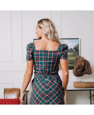 Women's Short Sleeve Sweetheart Dress