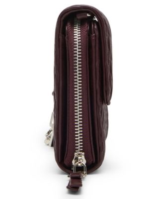 Boxed Carina Matelass&eacute; Crossbody Wallet