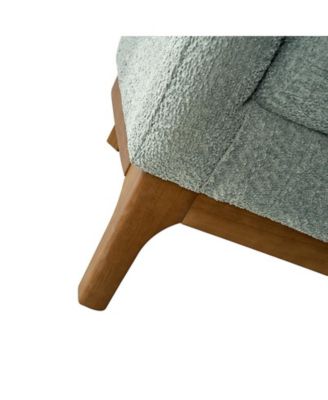 Augus Modern Boucle Armchair Chair with Adjustable Feet