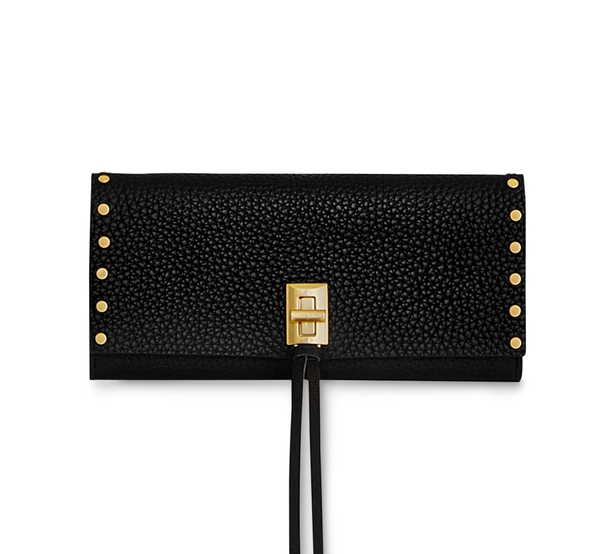 Rebecca Minkoff Darren Continental Card Case Wallet In Black