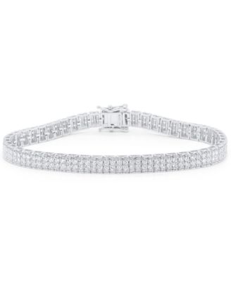 Forever Grown Diamonds - Lab-Grown Diamond Bracelet (3 ct. t.w.) in Sterling Silver (also in 14K Gold Plated Sterling Silver)