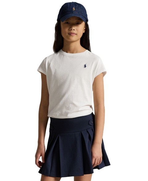Детские Polo Ralph Lauren Girls' 7-16 Cotton Jersey Short-Sleeve T-Shirt