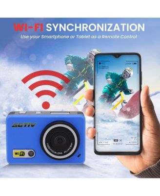 HD 1080P Waterproof WiFi Sports Action Camera with LCD Screen & Mount – 8MP Mini Camcorder