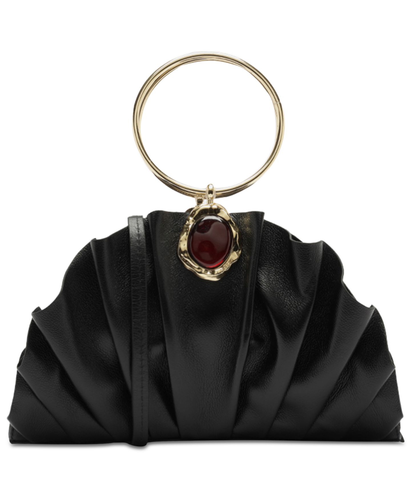 Женская сумка Arezzo Ravena Small Ring Top Handle, цвет: Чёрный — фото 2
