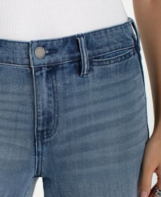 Women's Super Stride Wide Leg Shadow Cuff Jeans