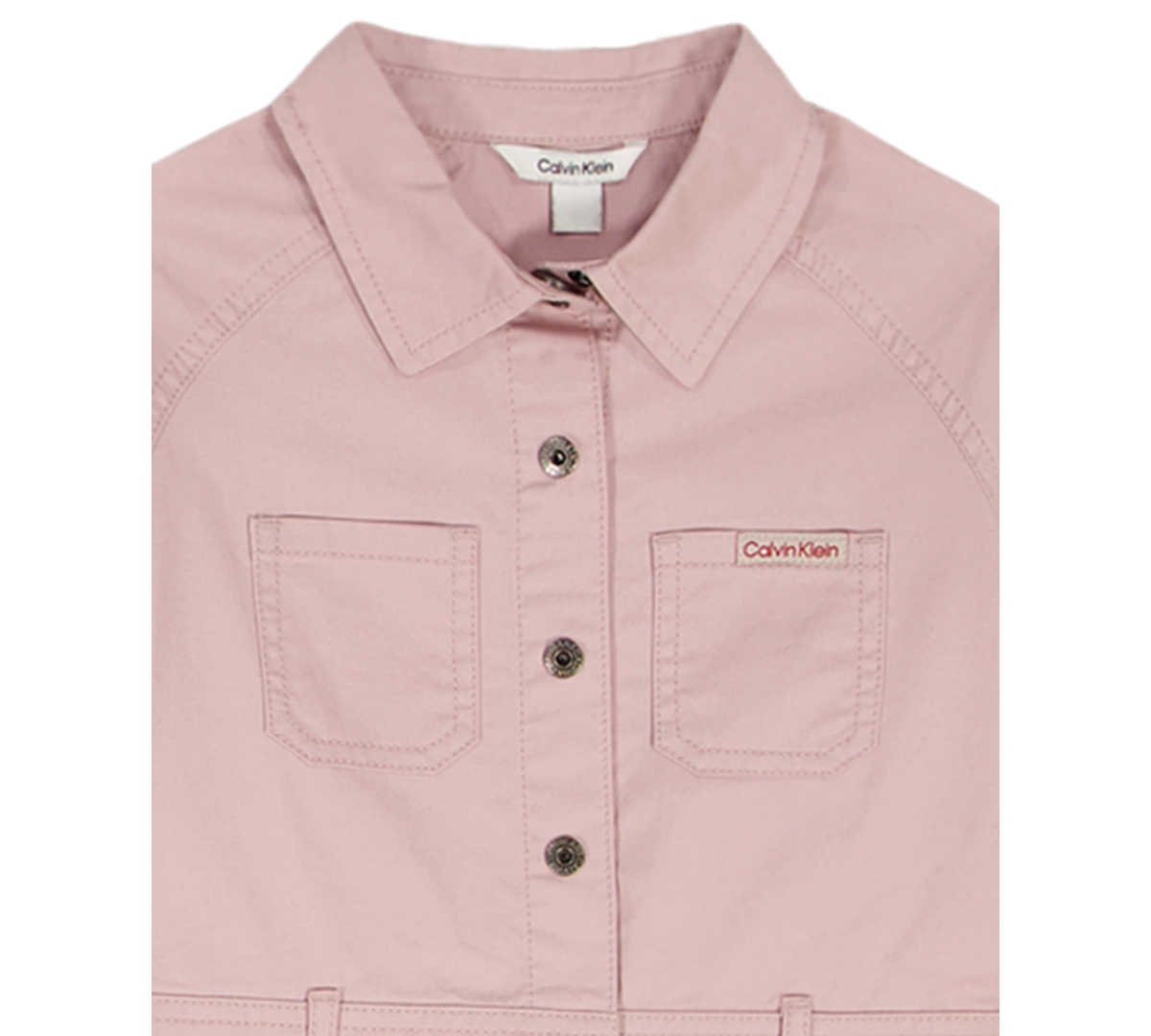 Calvin Klein Toddler Girls 2T-4T Belted Shirt Dress