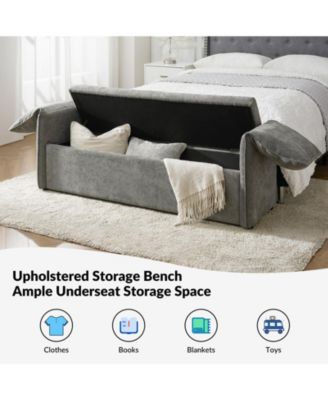 Alberto Modern Storage Bench with Ample Storage Space
