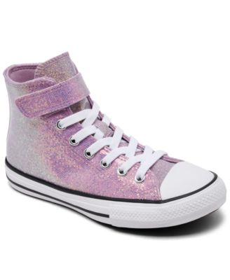 Converse - Little Girls' Chuck Taylor All Star Glitter Casual Sneakers from Finish Line
