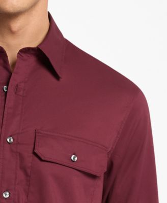 Men's Two Pocket Garment Dye Classic-Fit Shirt