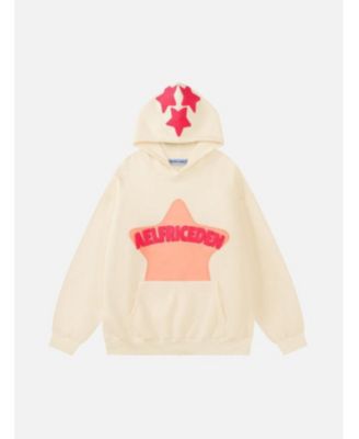 Women's Vintage Embroidery Eden Star Pullover Hoodie