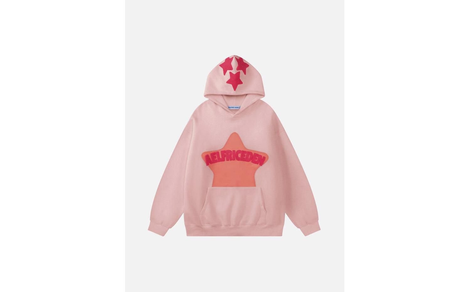 Women's Vintage Embroidery Eden Star Pullover Hoodie