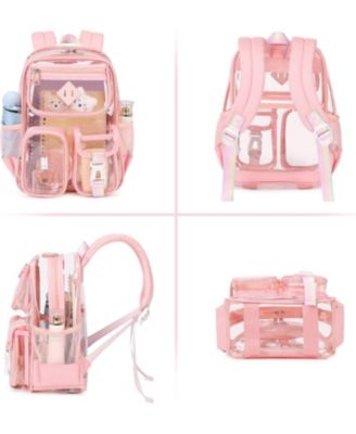 Mini Clear Backpack Small Pink Kids Girls