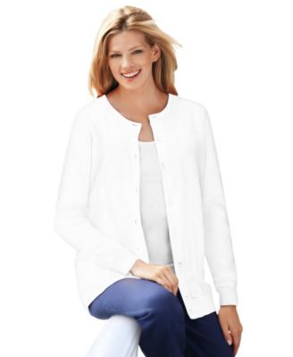 Plus Size Within Perfect Long-Sleeve Cardigan Sweater