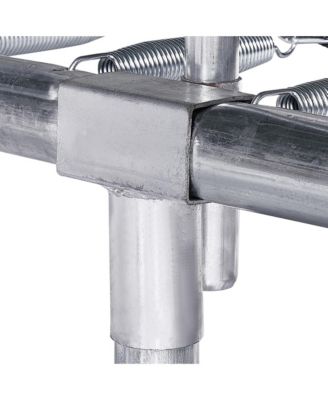 10' x 15' Rectangle Trampoline includes 2 Basketball Hoops with Breakaway Rim and Ladder