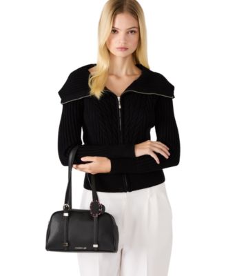 Honey Zipper Bowler Bag