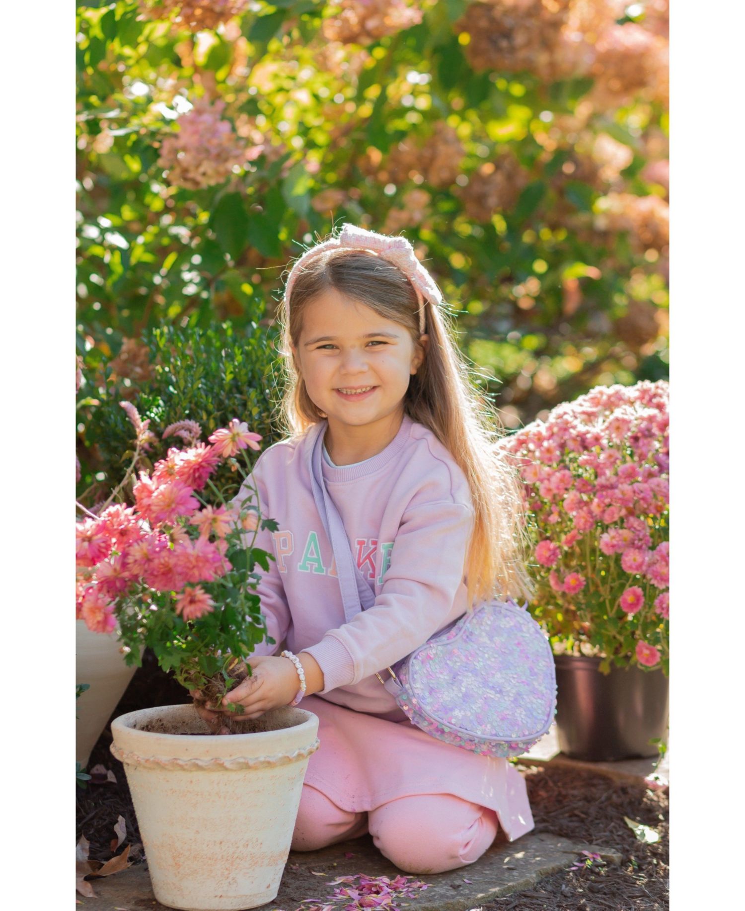 Little Girls Little/Big Sparkle Sweatshirt