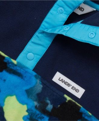 Girls Anyweather Fleece Snap Neck Pullover