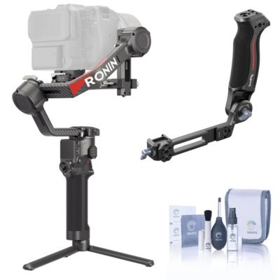 DJI RS 4 Pro, 3-Axis Gimbal Stabilizer for DSLR & Cinema Cameras Canon/Sony/Panasonic/Nikon/Fujifilm, 2nd-Gen Native Vertical Shooting, 4.5kg